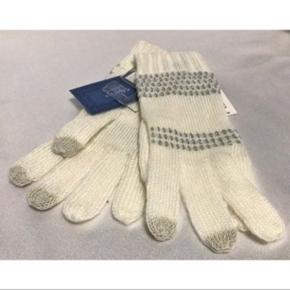 Simply Vera Wang Womens Gloves Winter White